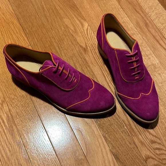 The Office of Angela Scott Purple and Orange women’s oxfords - Picture 1 of 4